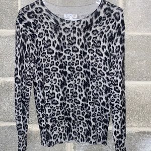 Adorable animal print sweater